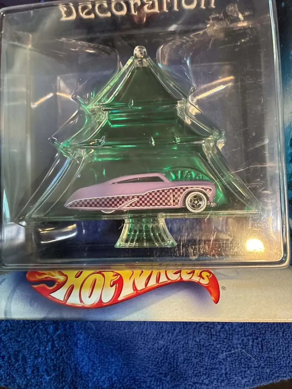 2002 Hot Wheels Holiday Decoration Purple Passion Ornament